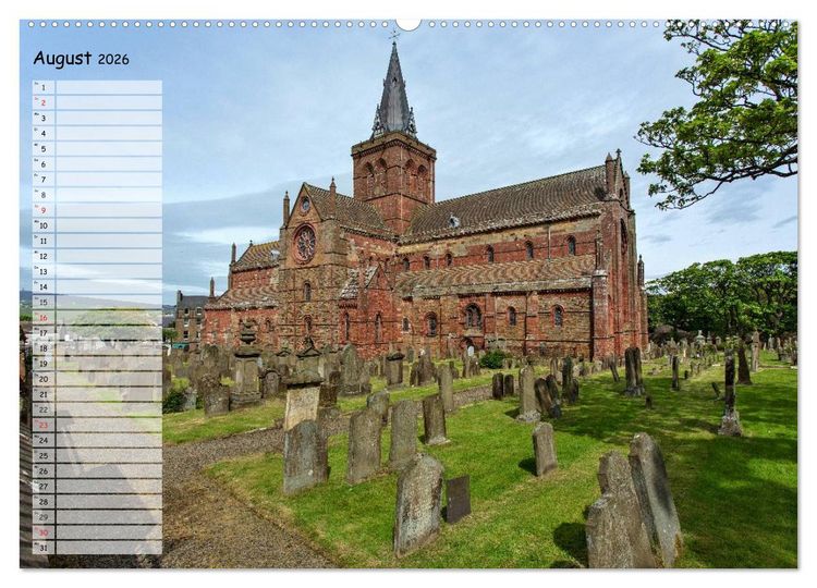 Produktbild: The Mainland Orkney - Schottlands Inseln (hochwertiger Premium Wandkalender 2026 DIN A2 quer), Kunstdruck in Hochglanz