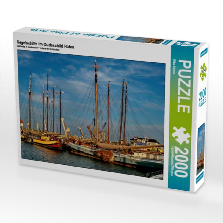Produktbild: Segelschiffe im Oudeschild Hafen (Puzzle)