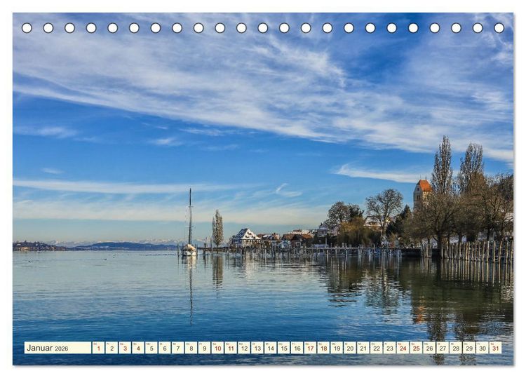Produktbild: Hegau und Bodensee - Lieblingsorte entdecken (Tischkalender 2026 DIN A5 quer), CALVENDO Monatskalender