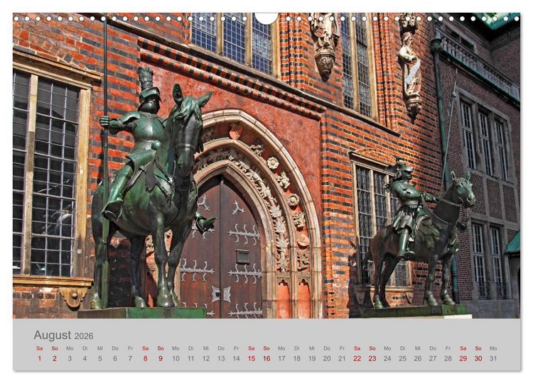 Produktbild: Hansestadt Bremen (Wandkalender 2026 DIN A3 quer), CALVENDO Monatskalender
