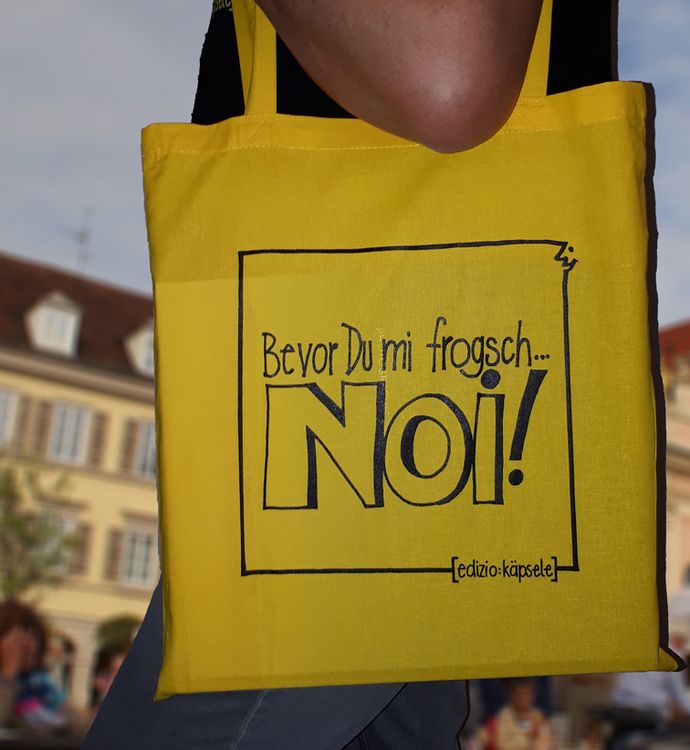 Produktbild: Einkaufsbeutel - Bevor Du mi frogsch...Noi!