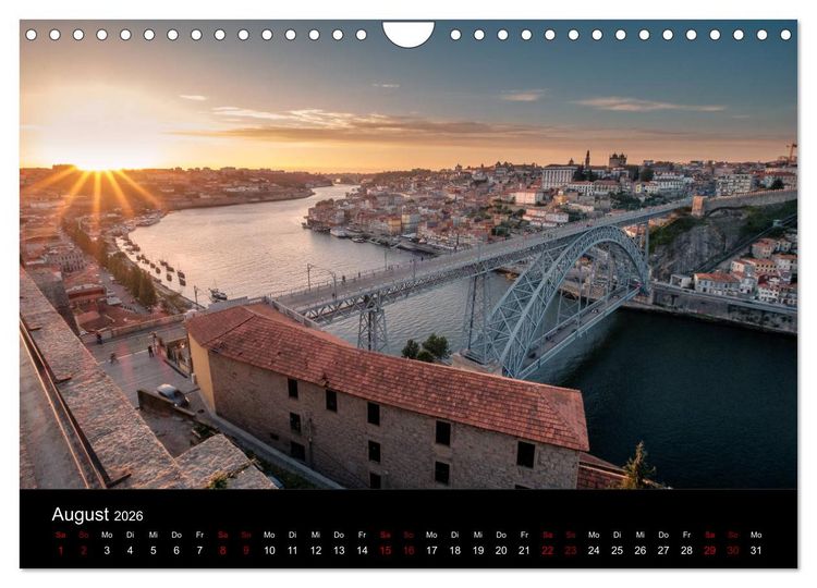 Produktbild: Portugisische Landschaften (Wandkalender 2026 DIN A4 quer), CALVENDO Monatskalender