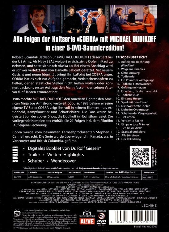 Produktbild: Cobra - Die komplette Serie mit Michael Dudikoff [5 DVDs]
