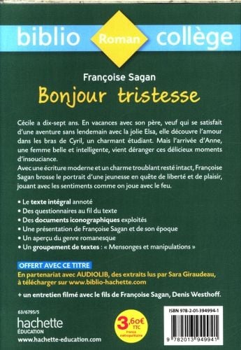 Produktbild: Bonjour Tristesse