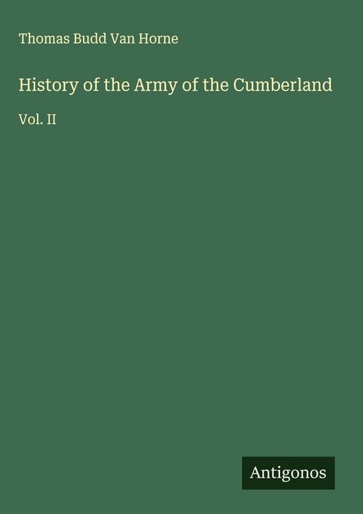 Produktbild: History of the Army of the Cumberland