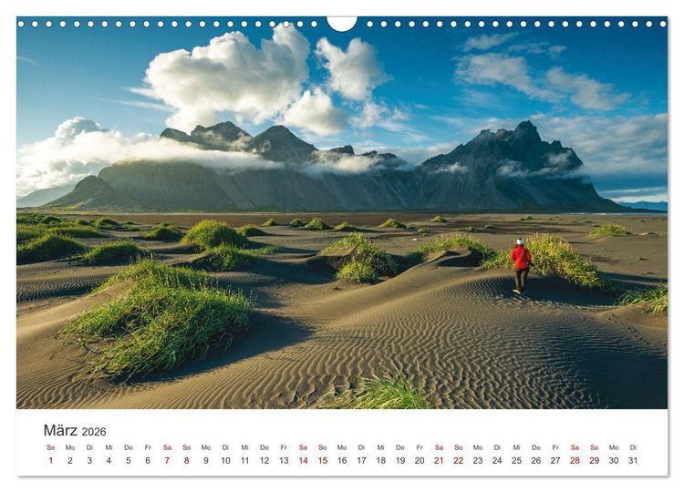 Produktbild: Sommer in Island (Wandkalender 2026 DIN A3 quer), CALVENDO Monatskalender