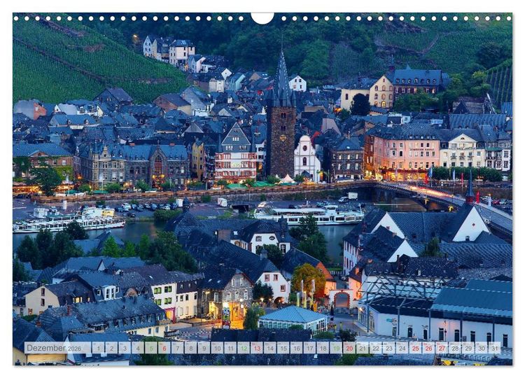 Produktbild: BERNKASTEL-KUES (Wandkalender 2026 DIN A3 quer), CALVENDO Monatskalender