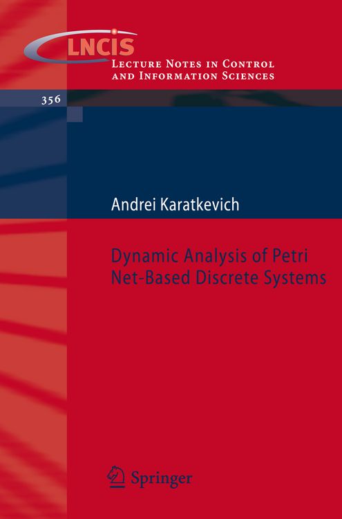 Produktbild: Dynamic Analysis of Petri Net-Based Discrete Systems