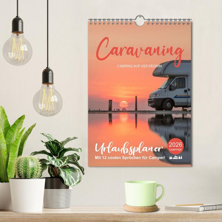 Produktbild: Caravaning - Camping auf vier R&auml;dern (Wandkalender 2026 DIN A4 hoch), CALVENDO Monatskalender