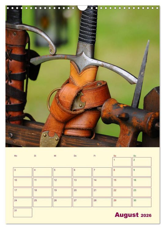 Produktbild: Spektakulum - Mittelalterliches Kalendarium (Wandkalender 2026 DIN A3 hoch), CALVENDO Monatskalender