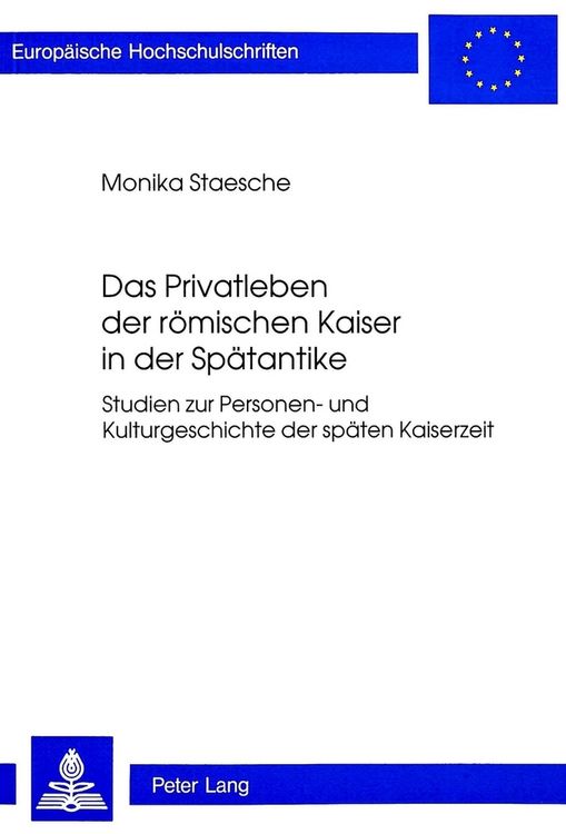 Produktbild: Das Privatleben der r&ouml;mischen Kaiser in der Sp&auml;tantike