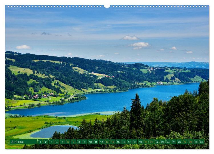 Produktbild: Erlebe mit mir das Allg&auml;u (hochwertiger Premium Wandkalender 2026 DIN A2 quer), Kunstdruck in Hochglanz