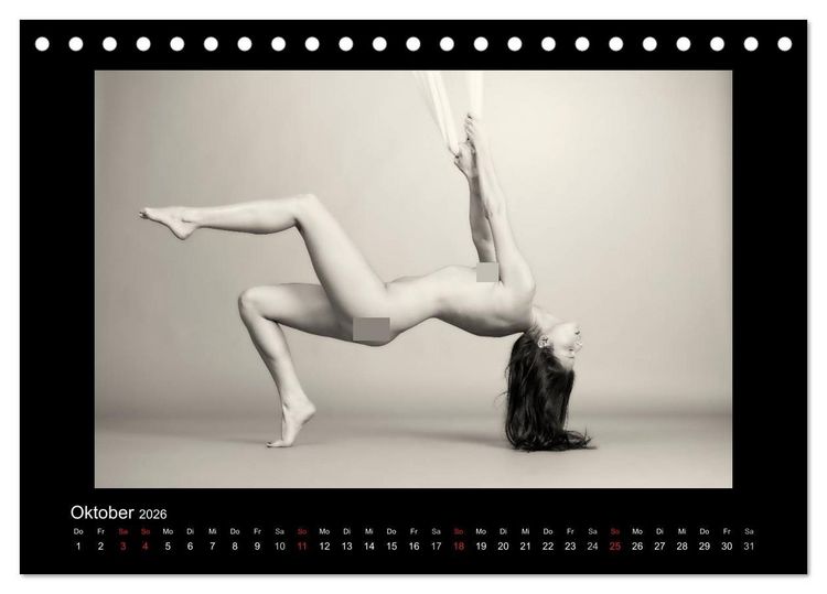 Produktbild: Sch&ouml;nheiten in schwarz-weiss (Tischkalender 2026 DIN A5 quer), CALVENDO Monatskalender