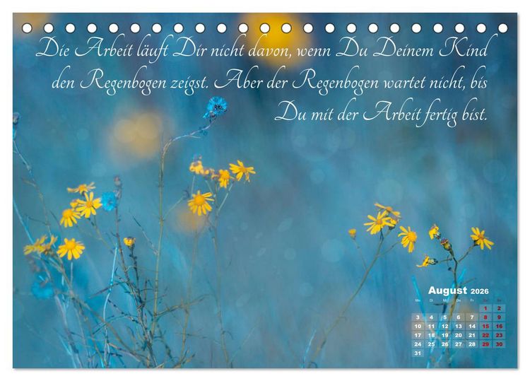 Produktbild: Chinesische Weisheiten (Tischkalender 2026 DIN A5 quer), CALVENDO Monatskalender