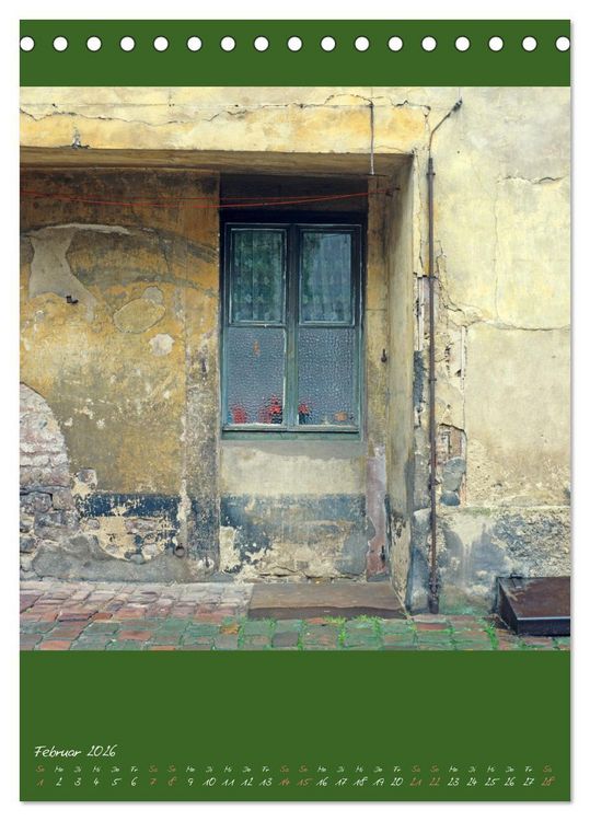 Produktbild: Alte Fenster (Tischkalender 2026 DIN A5 hoch), CALVENDO Monatskalender