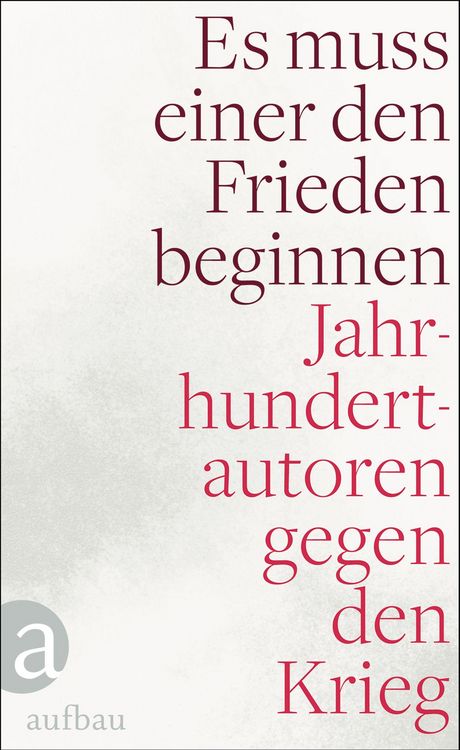 Produktbild: Es muss einer den Frieden beginnen