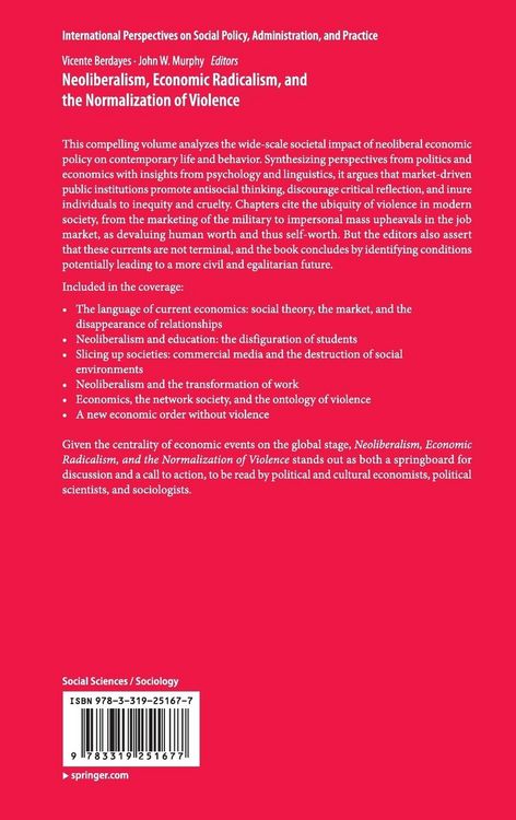 Produktbild: Neoliberalism, Economic Radicalism, and the Normalization of Violence