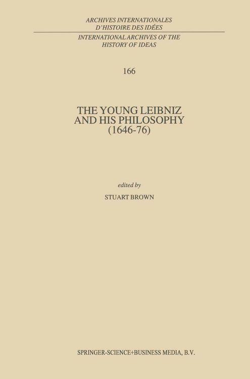 Produktbild: The Young Leibniz and his Philosophy (1646&ndash;76)