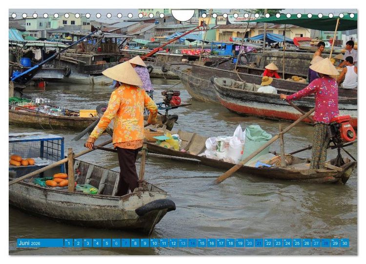 Produktbild: Vielseitiges Vietnam (Wandkalender 2026 DIN A4 quer), CALVENDO Monatskalender