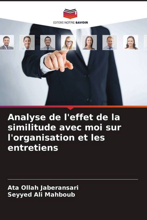Produktbild: Analyse de l'effet de la similitude avec moi sur l'organisation et les entretiens