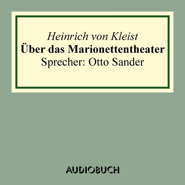 Produktbild: &Uuml;ber das Marionettentheater