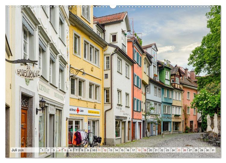 Produktbild: Lindau Bodensee Impressionen (Wandkalender 2026 DIN A2 quer), CALVENDO Monatskalender