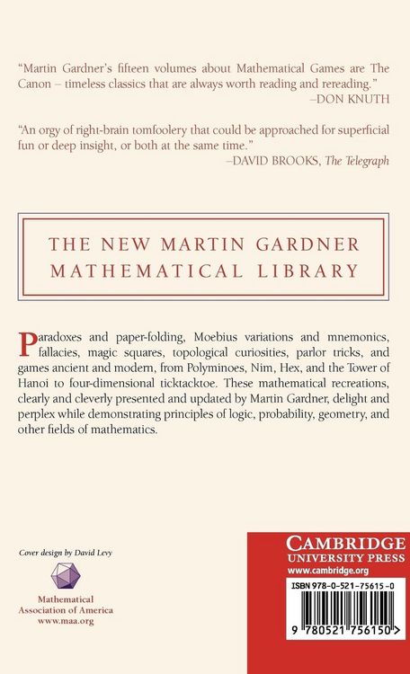 Produktbild: Hexaflexagons, Probability Paradoxes, and the Tower of Hanoi