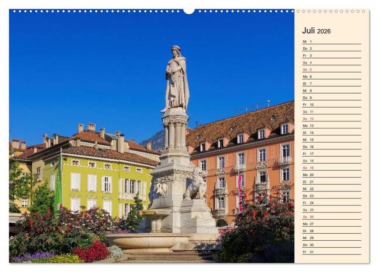 Produktbild: S&uuml;dtirol - Zwischen Ortler und Dolomiten (hochwertiger Premium Wandkalender 2026 DIN A2 quer), Kunstdruck in Hochglanz