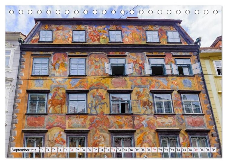 Produktbild: Geliebtes Graz. Schmuckst&uuml;ck und Herzensstadt (Tischkalender 2026 DIN A5 quer), CALVENDO Monatskalender