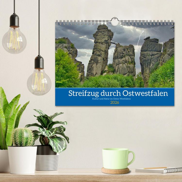 Produktbild: Streifzug durch Ostwestfalen (Wandkalender 2026 DIN A4 quer), CALVENDO Monatskalender