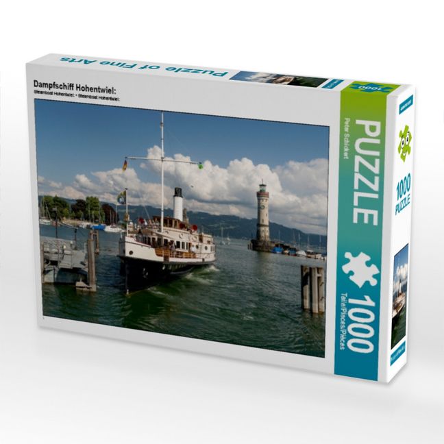 Produktbild: CALVENDO Puzzle Dampfschiff Hohentwiel: | 1000 Teile Lege-Gr&ouml;&szlig;e 64x48cm Foto-Puzzle f&uuml;r gl&uuml;ckliche Stunden
