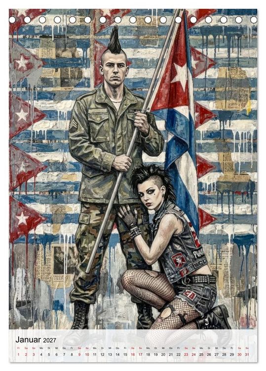 Produktbild: Punk 76 (Tischkalender 2027 DIN A5 hoch), CALVENDO Monatskalender