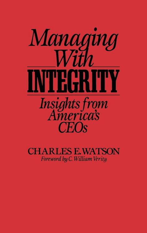 Produktbild: Managing with Integrity