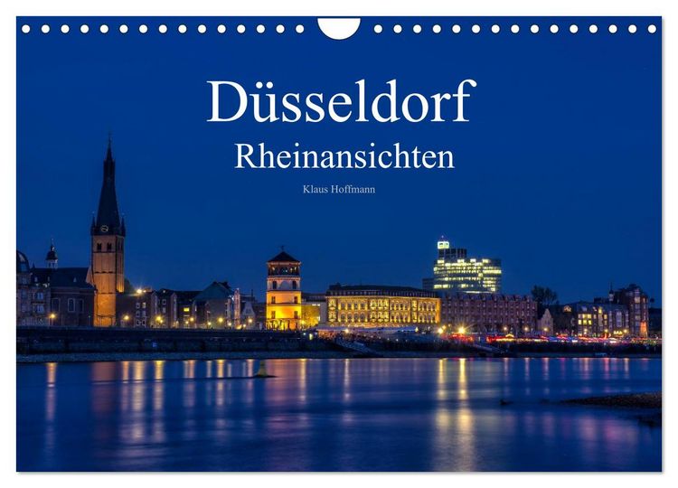 Produktbild: D&uuml;sseldorf - Rheinansichten (Wandkalender 2026 DIN A4 quer), CALVENDO Monatskalender