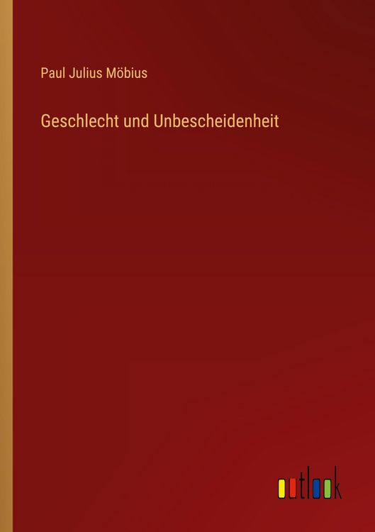 Produktbild: Geschlecht und Unbescheidenheit