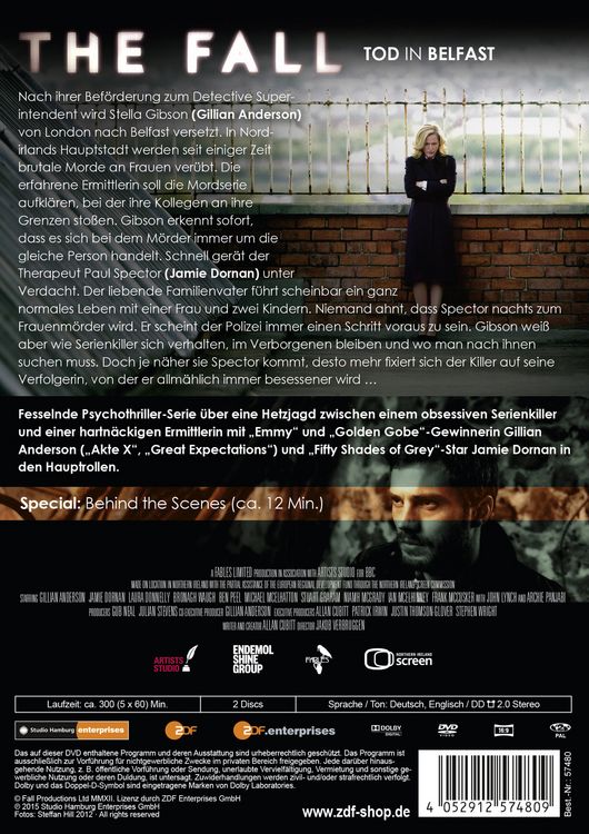 Produktbild: The Fall - Tod in Belfast/Staffel 1 - Uncut [2 DVDs]
