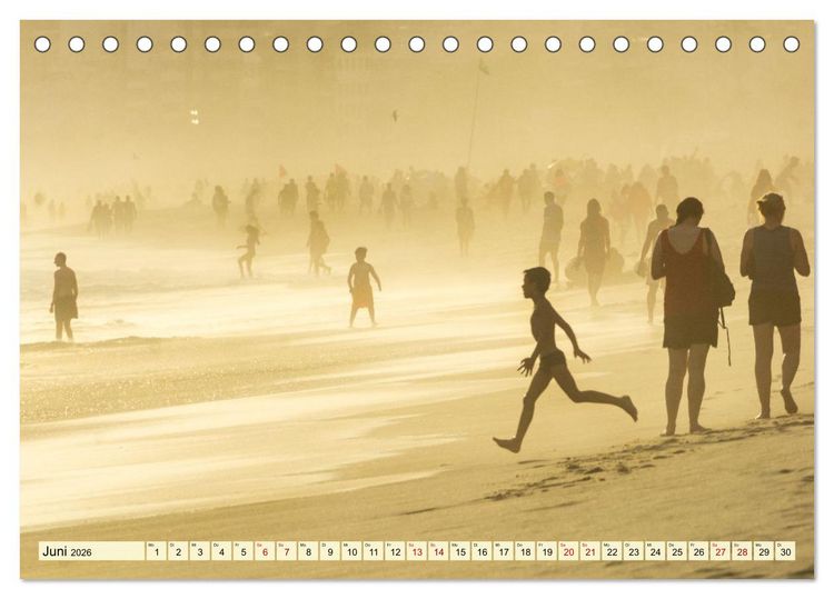 Produktbild: An Rio's Str&auml;nden (Tischkalender 2026 DIN A5 quer), CALVENDO Monatskalender