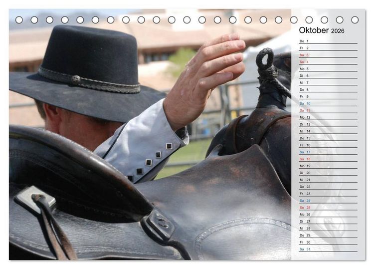 Produktbild: Faszination Rodeo (Tischkalender 2026 DIN A5 quer), CALVENDO Monatskalender
