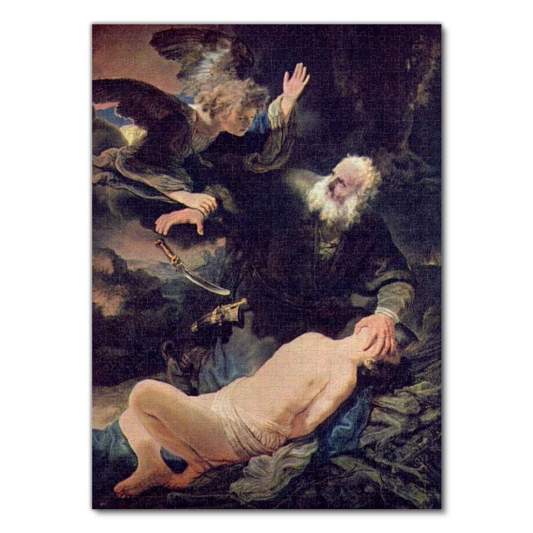 Produktbild: Lais Puzzle Rembrandt Harmensz. van Rijn - Der Engel verhindert die Opferung Isaaks 1000 Teile