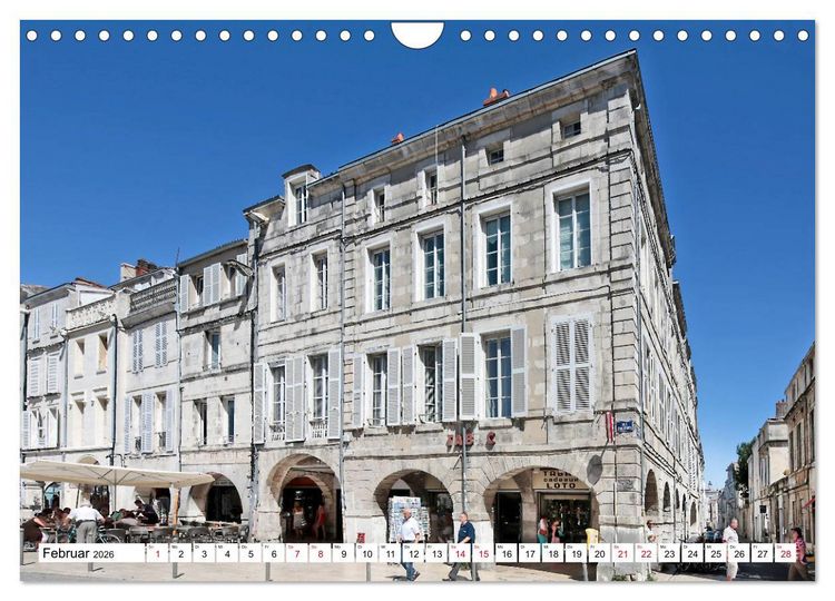 Produktbild: Ein Sommer in La Rochelle vom Frankfurter Taxifahrer Petrus Bodenstaff (Wandkalender 2026 DIN A4 quer), CALVENDO Monatskalender