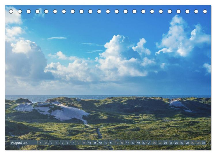 Produktbild: Jutland - D&auml;nemarks Nordseek&uuml;ste (Tischkalender 2026 DIN A5 quer), CALVENDO Monatskalender