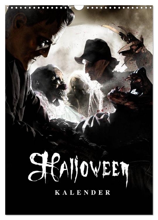 Produktbild: Halloween Optische Illusionen - Kalender 2026 (Wandkalender 2026 DIN A3 hoch), CALVENDO Monatskalender