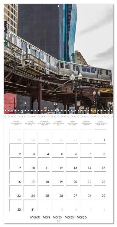 Produktbild: CHICAGO Highlights (Wall Calendar 2026 12 &times; 12 Inch) CALVENDO 12 Month Wall Calendar