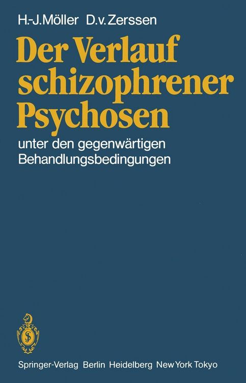 Produktbild: Der Verlauf schizophrener Psychosen
