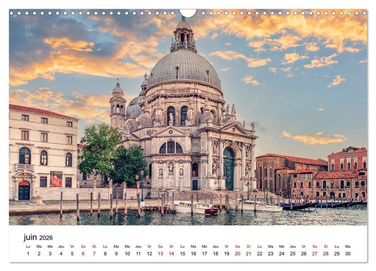 Produktbild: Les merveilles de Venise (Calendrier mural 2026 DIN A3 vertical), CALVENDO calendrier mensuel