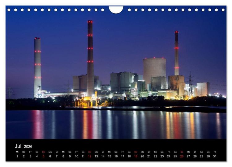 Produktbild: Ruhrlights II - Nachtlichter des Ruhrgebietes (Wandkalender 2026 DIN A4 quer), CALVENDO Monatskalender