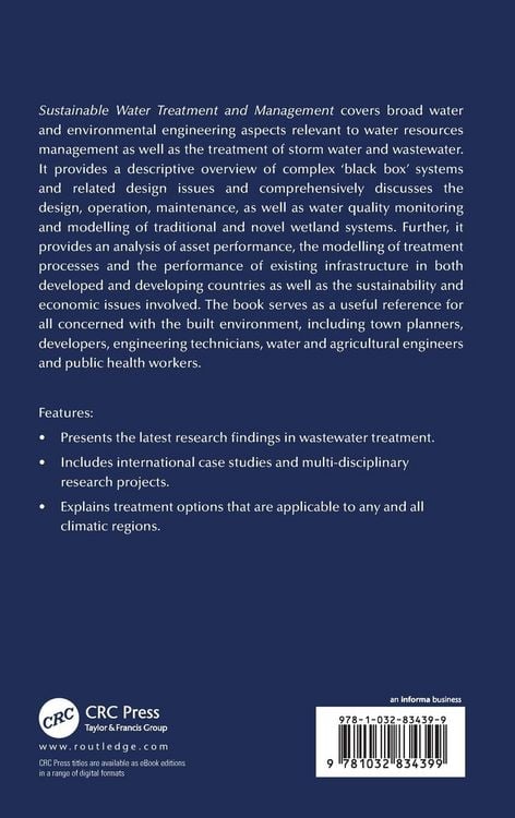 Produktbild: Sustainable Water Treatment and Management
