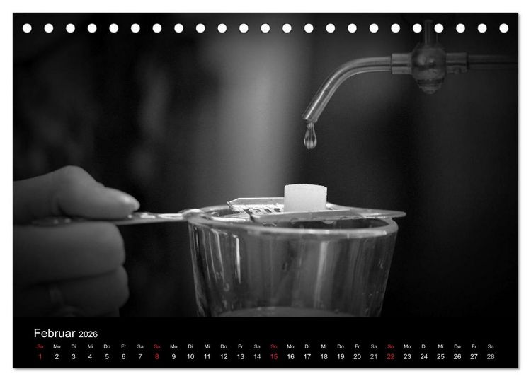 Produktbild: Absinthe (Tischkalender 2026 DIN A5 quer), CALVENDO Monatskalender