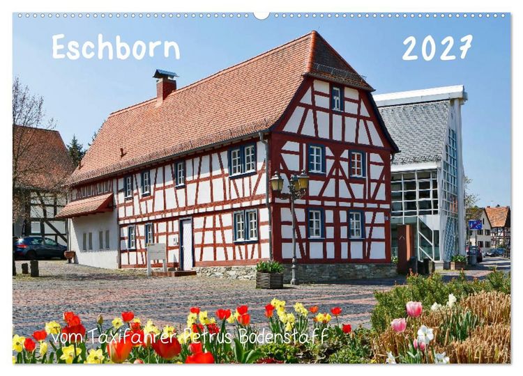 Produktbild: Eschborn vom Taxifahrer Petrus Bodenstaff (Wandkalender 2027 DIN A2 quer), CALVENDO Monatskalender