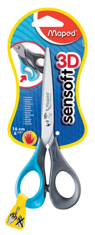 Produktbild: Maped Schere LH Sensoft 16cm Blister